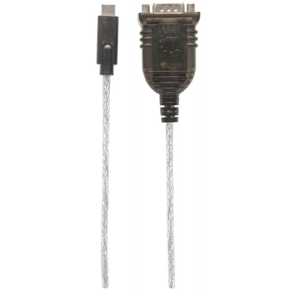 ADAPT USB-C  2.0 (M) PARA SERIE DB9/FTDI FT232RL (M) MANHATTAN