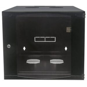 ARMÁRIO 12U 600MM INT DOUBLE SECTION 19' PRETO