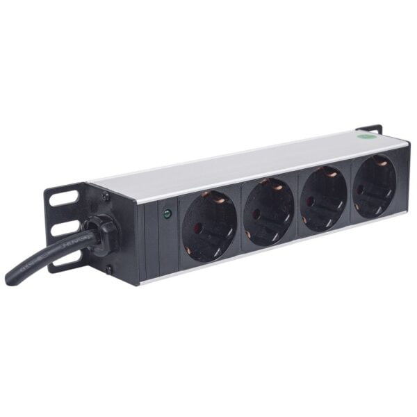 PDU RACKMOUNT 1U 4 GERMAN TYPE 1.8M INT
