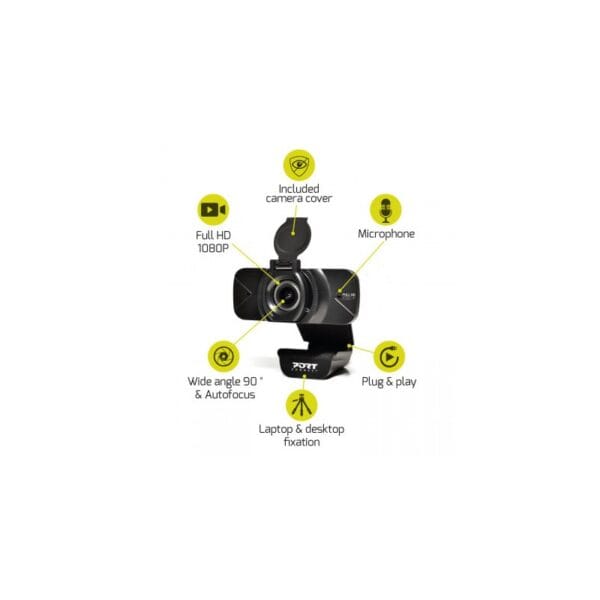 WEBCAM PORT CONNECT HD 1080 C/ MICRO NC