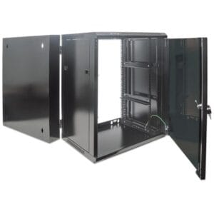 ARMARIO 15U 770X600X550 INT 19' PRETO