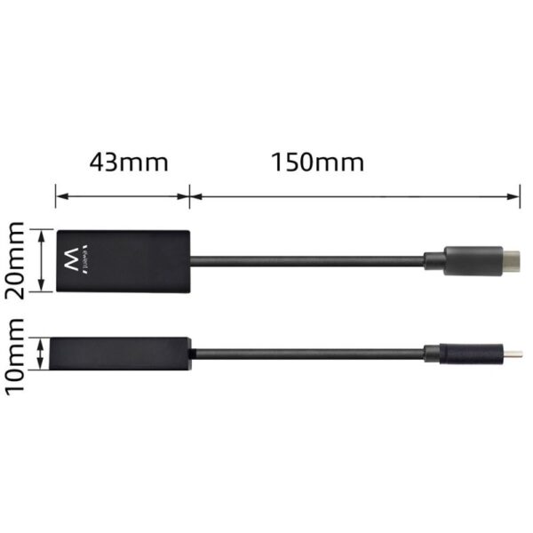 ADAPT CONVERSOR EWENT USB-C PARA HDMI F 4K/60HZ