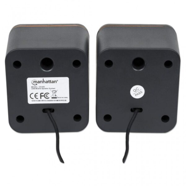COLUNAS MANHATTAN 2.0 6W RMS PRETA