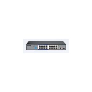 SWITCH  16 DLINK 10/100 POE S/GESTAO + SURVEILLANCE C/ 16 POE 150W + RANGE 250M