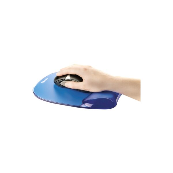 TAPETE P/ MOUSE FELLOWES C/ APOIO GEL AZUL