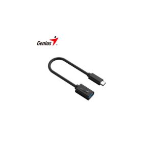 ADAPT COM CABO GENIUS USB-C 3.0 (M) PARA USB-A(F)