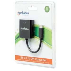 ADAPT USB-C (M) PARA DVI (F) MANHATTAN