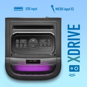 COLUNA NGS BLUETOOTH 4000W WILDSPACE3 PRETA