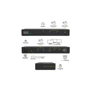 DOCK.STAT. PORT CONNECT USB-C & USB-A 3X 4K OFFICE