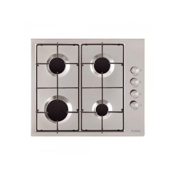 GD B-IN PLACA A GÁS ENCASTRE FLAMA 60 INOX LAT 9005FL