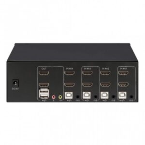 KVM SWITCH 4 PT MANHATTAN DUAL-MONITOR HDMI - Image 2