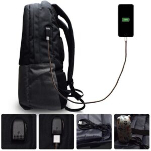 MOCHILA EWENT 17.3' USB PRETO