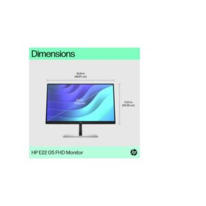 MONITOR 21.5' HP E22 G5 FHD HDMI/DP/4USB