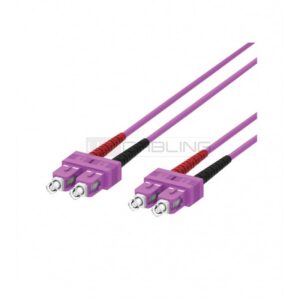 PATCH CABLE F.O. SC/SC 2M MULTIMODE 50/125 OM4