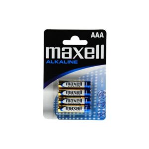 PILHA AAA LR03 PK/4 MAXELL ALKALINE