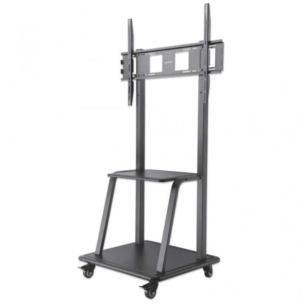 SUPORTE TV MANHAT. 37' A 100' MÁX. 150KG C/RODAS