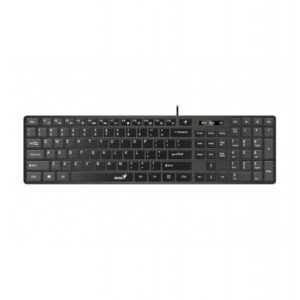 TECLADO GENIUS SLIMSTAR 126 C/FIO PRETO