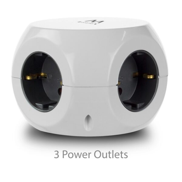 TOMADA TRIPLA EWENT + 3 USB 2.4A 1,5MT BRANCO