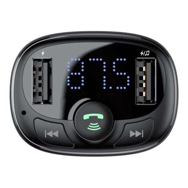 TRANSMISSOR BASEUS S-09A BT FM 2XUSB P/CARRO