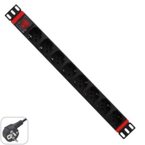 PDU RACKMOUNT WP RACK 8 TOMADAS C/ INTERRUPTOR - Image 1