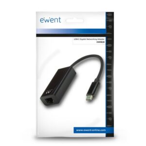ADAPT EWENT USB-C PARA RJ45 GIGABIT PRETO