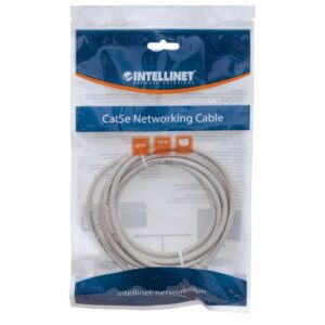 CABO REDE CAT6  3 M UTP INTELL CINZA