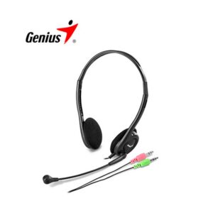 HS GENIUS HS-200C  C/ MIC P/PC 3.5MM PRETO