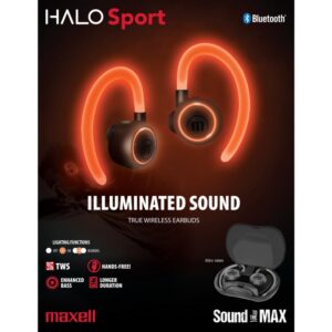 HS MAXELL EB-BT HALO BLK WIRELESS 348484 - Image 1