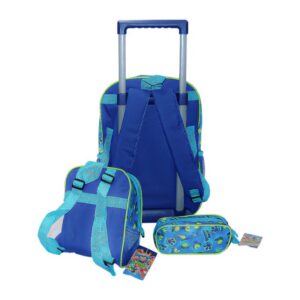 .ME TROLLEY MOCHILA DOGS RADICAIS + LANCHEIRA + ESTOJO RED - Image 1