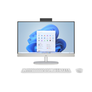 PC HP AIO 23.8' FHD U7-155U 8G 512GB SSD W11H BRANCO