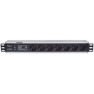 PDU RACKMOUNT 1U 8 GERMAN TYPE 3M INTEL C/ PROTEÇÃO