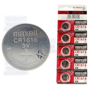 PILHA MOEDA MAXELL CR1616 (1/5)