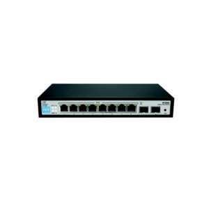 SWITCH 10 DLINK 10/100/1000 C/GESTÃO LONG RANGE 250M 8X POE 2X SFP 96W - Image 1