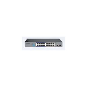 SWITCH  16 DLINK 10/100 POE S/GESTAO + SURVEILLANCE C/ 16 POE 150W + RANGE 250M - Image 1
