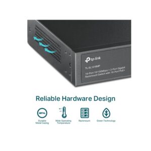 SWITCH 16 TP-LINK 10/100 POE+ 192W