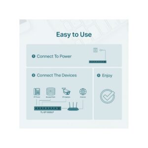 SWITCH 8 TP-LINK 10/100 4-PORT POE