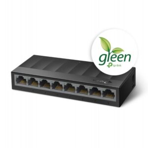 SWITCH 8 TP-LINK 10/100/1000 S/GESTÃO RJ45 DESKTOP