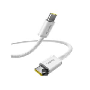 CABO BASEUS 4 USB-C TO USB-C 100W 1M MOON WHITE