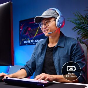 HS HYPERX CLOUD GAMING JET WIRELESS LIGHT BLUE - Image 4