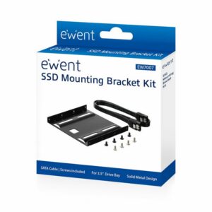 KIT MONTAGEM EWENT DE SSD/HDD 2.5' P/ 3.5' +CABO SATA+PARAFUSOS - Image 4